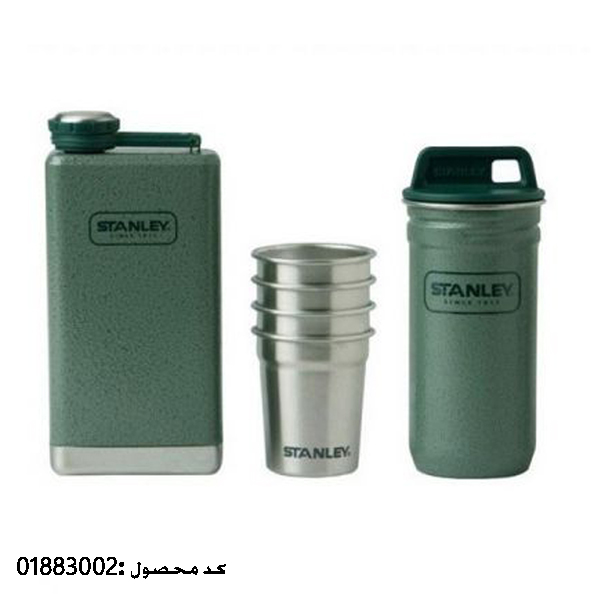 ست قمقمه استنلی مدلADVENTURE STEEL SHOTS AND FLASK GIFT SET