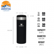 تراول ماگ ترانزیت استنلی Stanley The Aerolight Transit Mug 470ml