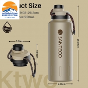 بطری ورزشی سانتکو 950ML مدل KTWO SANTECO