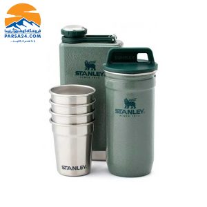 ست شات و بطری کتابی استنلی مدل shot glass + flask set