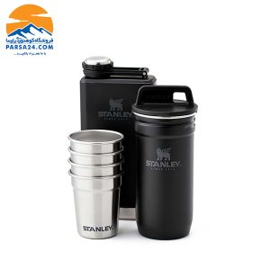 ست شات و بطری کتابی استنلی مدل shot glass + flask set