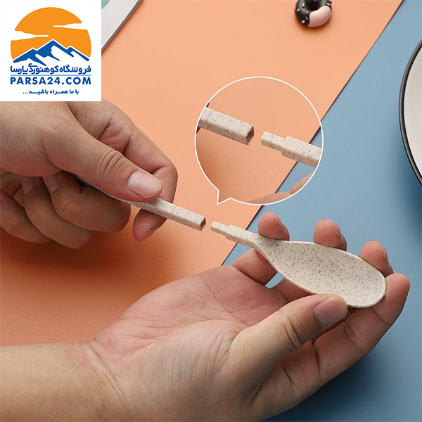 ست قاشق، چنگال، کارد و چاپستیک گیاهی بلک دیر Black Dear