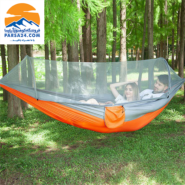 ننو شمعی دو نفره پشه‌بنددار مدل 210T