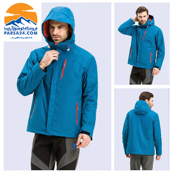 کاپشن دوپوش طرح جک ولفاسکین Jack Wolfskin مدل JK03