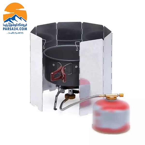 بادگیر سرشعله و اجاق 10 ورقه ای 24 سانت