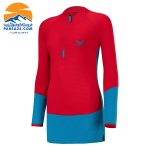 بلوز زنانه نیم‌زیپ SNOW HAWK مدل SN-C2118