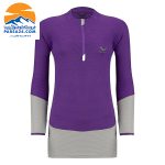 بلوز زنانه نیم‌زیپ SNOW HAWK مدل SN-C2118