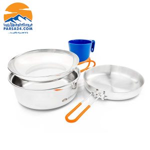 ست ظروف جی اس آی مدل GSI Glacier Stainless 1 Person