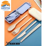 ست قاشق، چنگال، کارد و چاپستیک گیاهی بلک دیر Black Dear