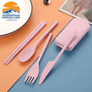 ست قاشق، چنگال، کارد و چاپستیک گیاهی بلک دیر Black Dear