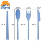 ست قاشق، چنگال، کارد و چاپستیک گیاهی بلک دیر Black Dear