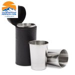 ست لیوان کوهنوردی استیل TRIXES مدل 4 عددی