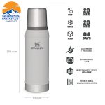 فلاسک استنلی حجم 750 میلی لیتر مدل THE CLASSIC BOTTLE