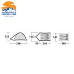 چادر هاسکی Husky مدل Bizam 2 Classic