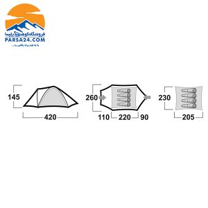 چادر هاسکی Husky مدل Bizon 4 Classic
