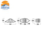 چادر هاسکی Husky مدل فایتر HUSKY Fighter 3-4