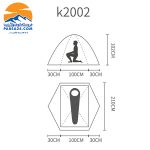 چادر پکینیو (کله گاوی) Pekynew مدل K2002