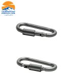 کارابین آلومینیومی پیچی غیر فنی ۸ سانتی متری