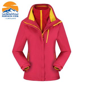 کاپشن دوپوش طرح جک ولف‌اسکین Jack Wolfskin مدل JK03