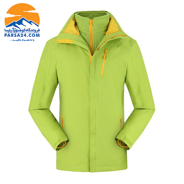 کاپشن دوپوش طرح جک ولف‌اسکین Jack Wolfskin مدل JK03