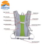 کوله‌پشتی اسکای‌رانینگ JUNLETU حجم 10 لیتر