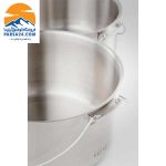 ظروف جی اس آی سفری ٨ نفره GSI مدل Glacier Stainless Troop Cookset