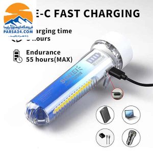 چراغ قوه سانری مدل اف F1000